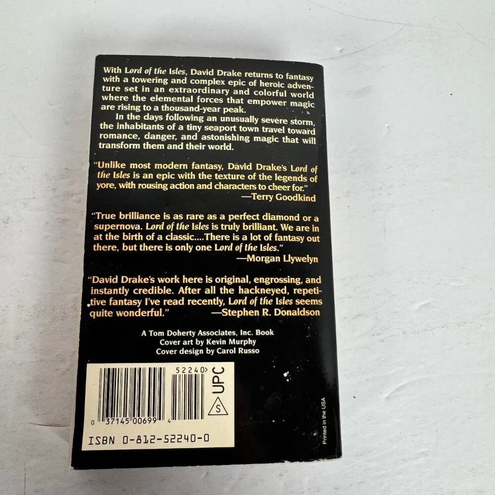 Lord of the‎ Isles David Drake 1997 First Mass Market Edition Tor Fantasy Epic